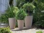 Beliani Camia Plantenbak Voor Buiten-beige-stenenmix - Thumbnail 3