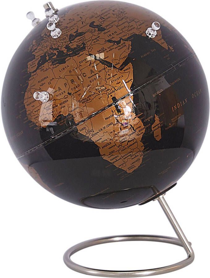 Beliani CARTIER Globe Zwart Synthetisch materiaal