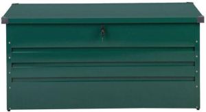 Beliani Cebrosa Kussenbox-groen-staal