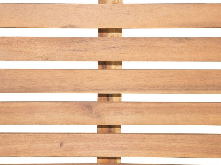 Beliani Cesana Tuinligstoel-lichte Houtkleur-acaciahout