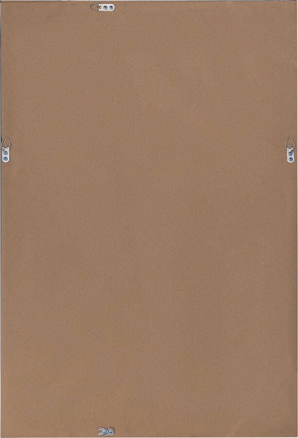 Beliani -CHATAIN-Wandspiegel-Zilver -61 x 91 cm-Synthetisch materiaal