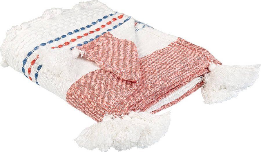 Beliani CUBUK Plaid Multicolor Polyester