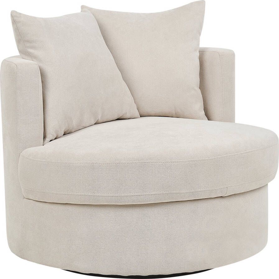 Beliani DALBY Fauteuil-Beige-Polyester