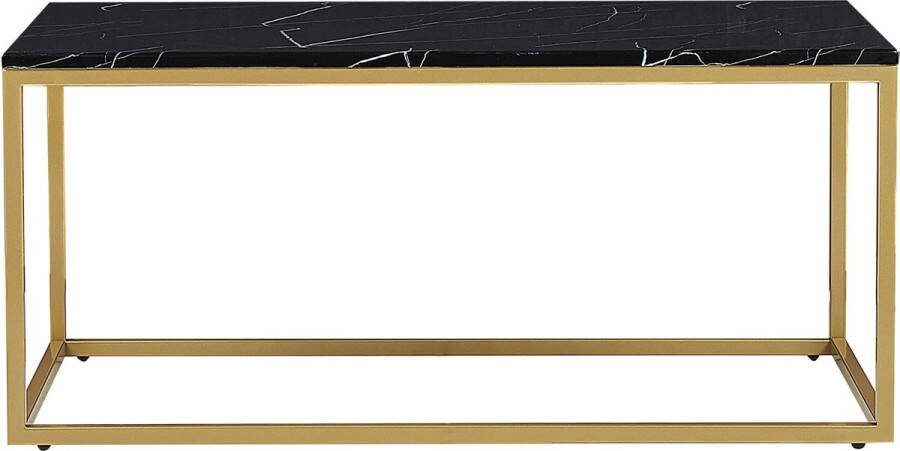 Beliani DELANO Salontafel Zwart|Goud MDF