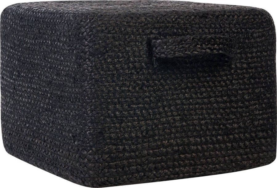 Beliani DHADAR Zwart Jute