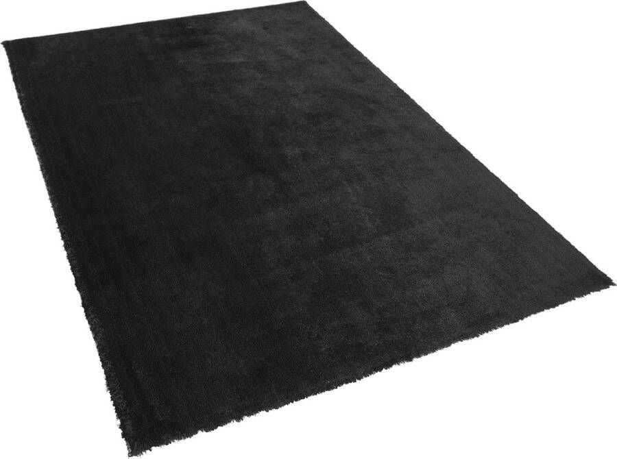 Beliani EVREN Vloerkleed zwart polyester