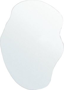 Beliani Falaise Wandspiegel-zilver-glas