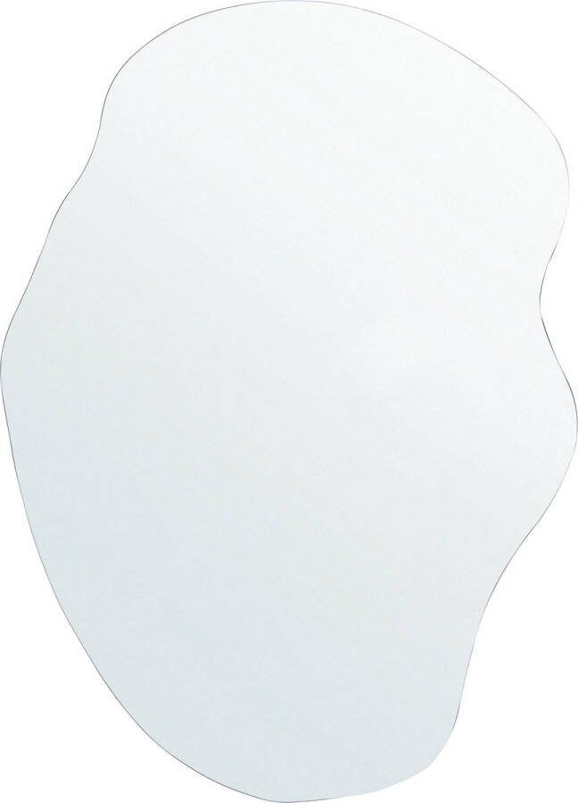 Beliani FALAISE Wandspiegel Zilver Glas