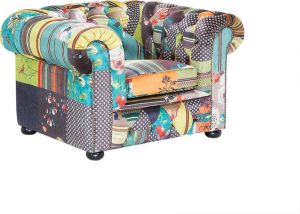Beliani CHESTERFIELD Fauteuil multicolor