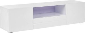 Beliani FAYET TV-meubel wit MDF