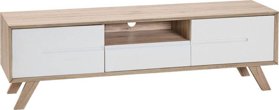Beliani FORESTER TV-meubel Lichte houtkleur MDF