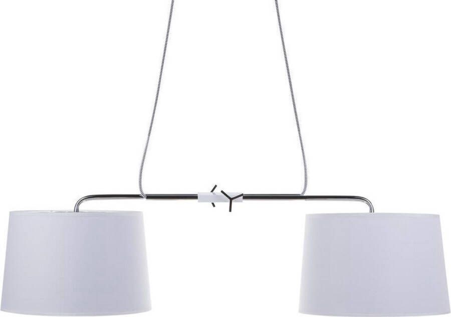 Beliani FUCINO Hanglamp-Wit-Polyester