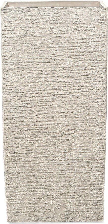 Beliani Gaza Plantenbak Voor Buiten-beige-stenenmix