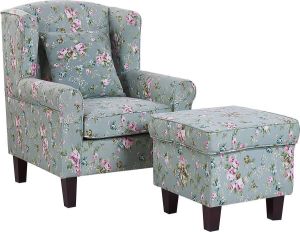 Beliani HAMAR Fauteuil groen Kunststof