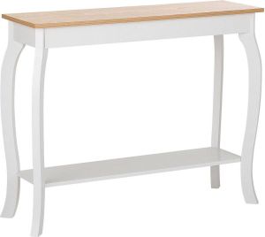 Beliani Hartford Consoletafel-lichte Houtkleur-mdf