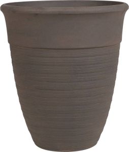 Beliani KATALIMA Plantenbak Bruin Stenenmix