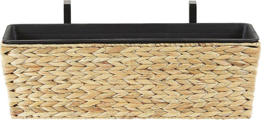 Beliani Kawala Plantenbak Voor Buiten-beige-waterhyacinth