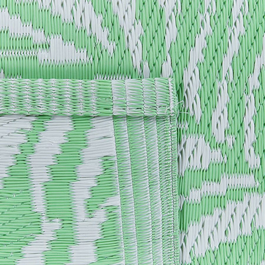 Beliani KOTA Outdoor kleed Groen 120 x 180 cm Polypropyleen