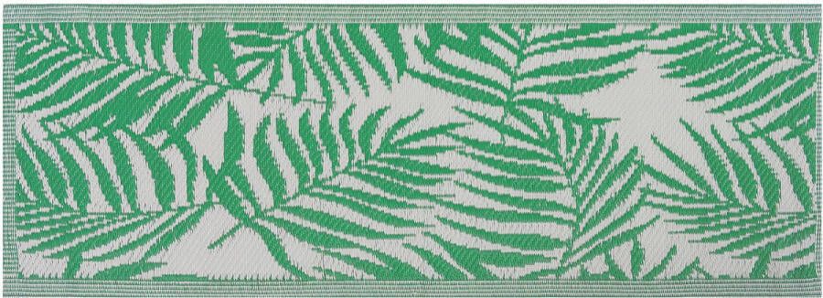 Beliani KOTA Outdoor kleed Groen 60 x 105 cm Polypropyleen