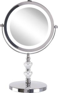 Beliani LAON make-up spiegel Zilver IJzer