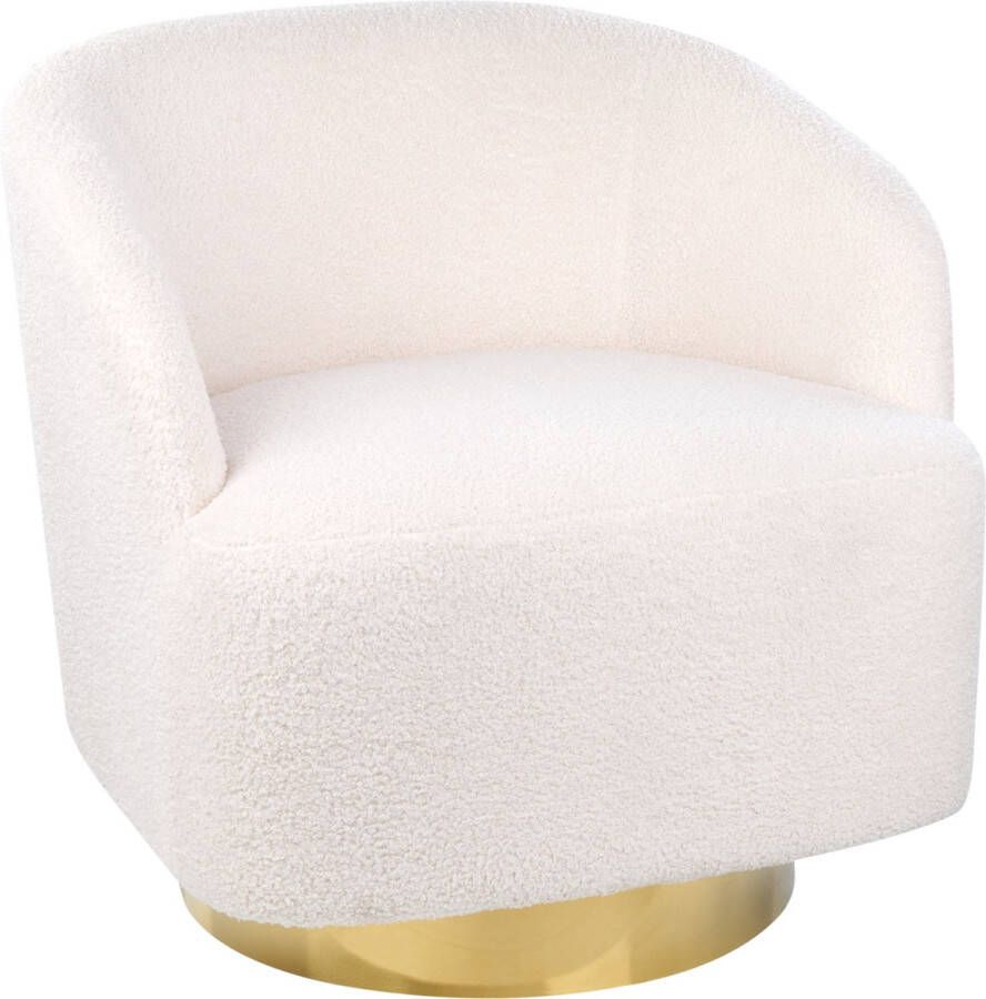 Beliani LAVIK Fauteuil Wit Polyester