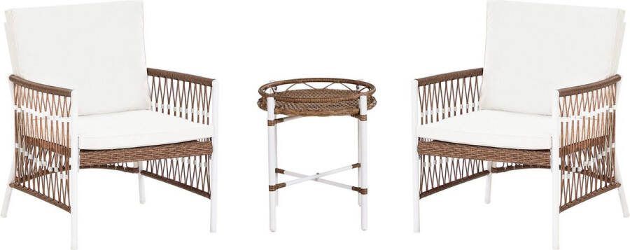 Beliani LEVICO Balkonset Wit Aluminium