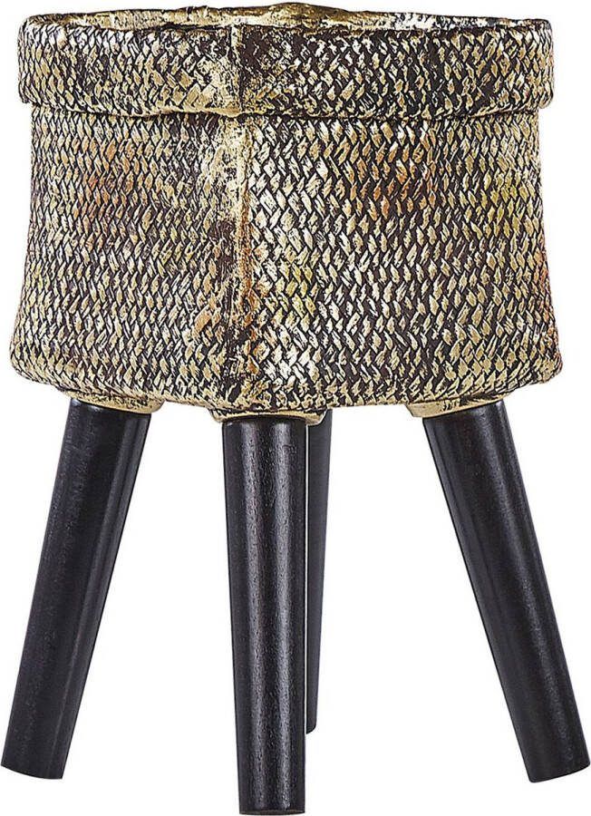 Beliani LIMANI Plantenbak Goud 22 cm Magnesiumoxide