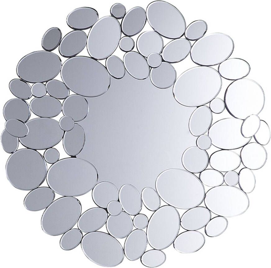 Beliani LIMOGES Decoratieve Spiegel-Zilver-MDF