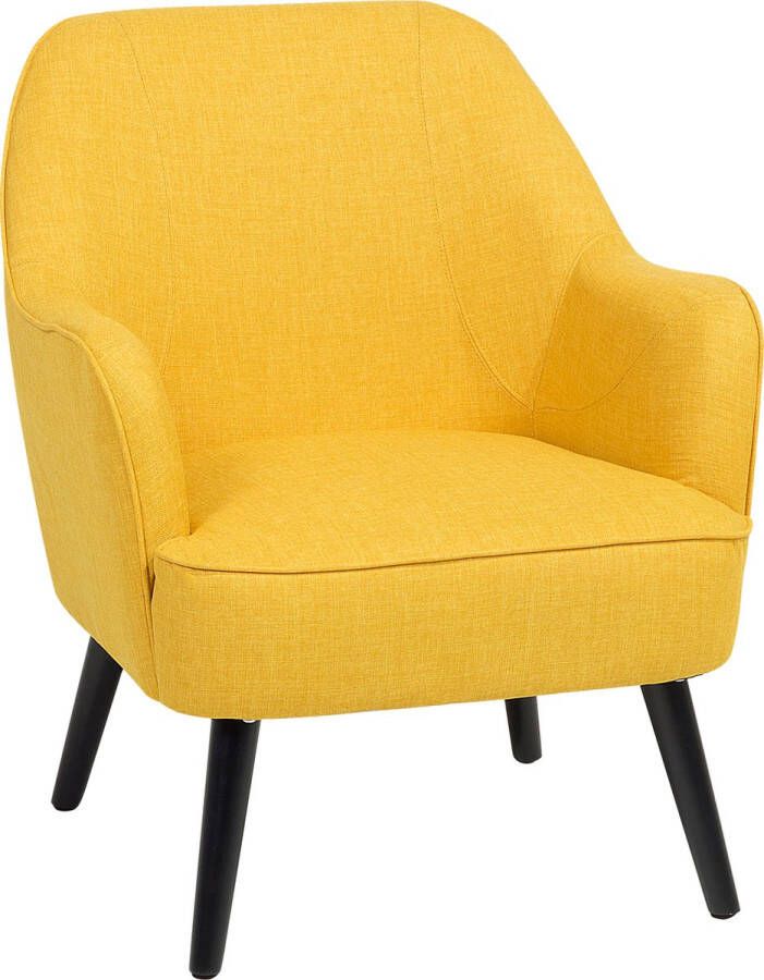 Beliani LOKEN Fauteuil-Geel-Polyester