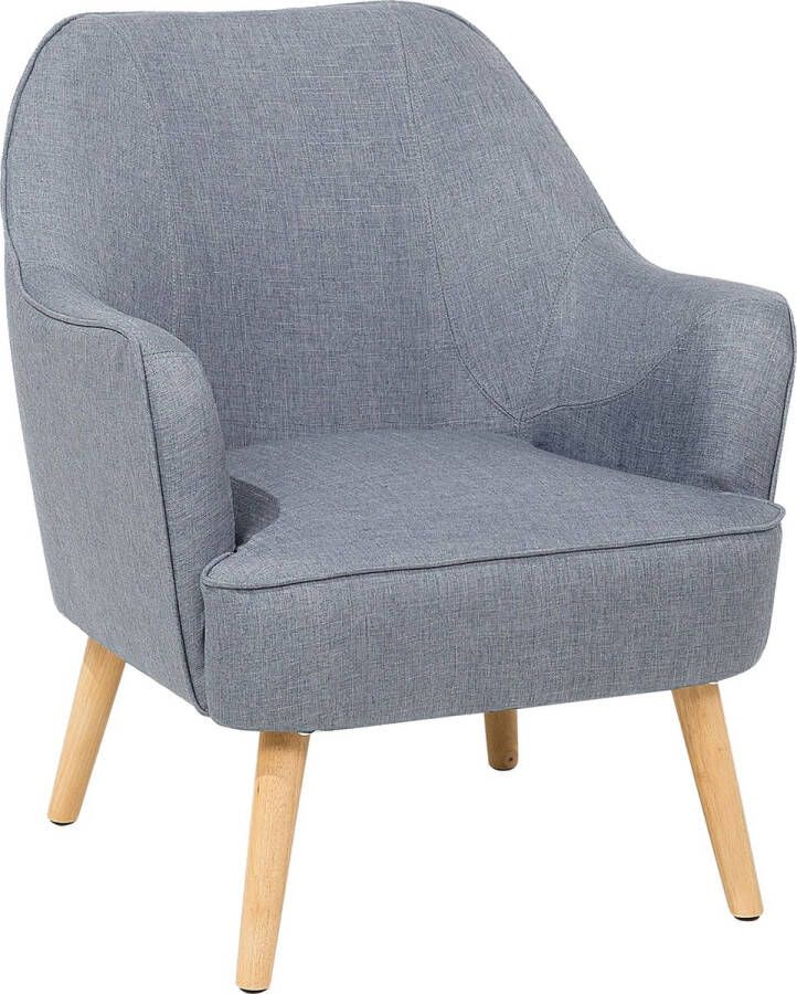 Beliani LOKEN Fauteuil-Grijs-Polyester