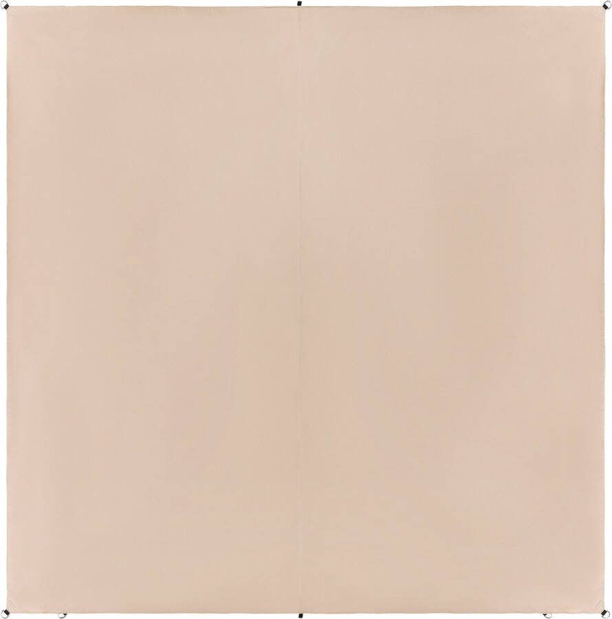 Beliani LUKKA Schaduwdoek Beige Kunststof