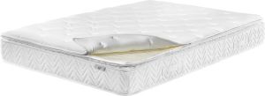 Beliani Luxus Pocketveringmatras-beige-bamboestof
