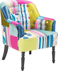 Beliani MANDAL Fauteuil multicolor polyester