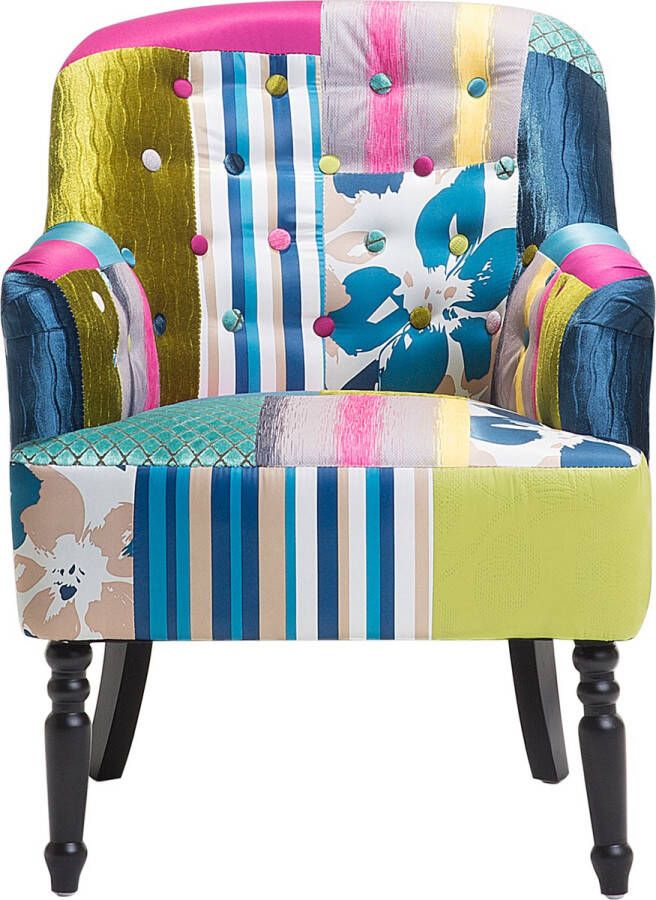 Beliani MANDAL Fauteuil-Multicolor-Polyester