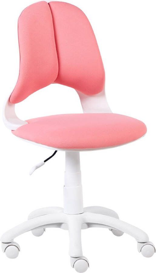 Beliani MARGUERITE Bureaustoel-Roze-Polyester