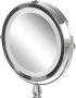 Beliani MAURY Make-up spiegel-Zilver-IJzer Glas - Thumbnail 3
