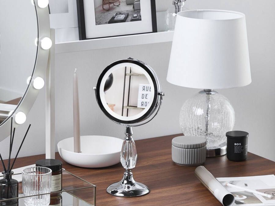 Beliani MAURY make-up spiegel Zilver IJzer