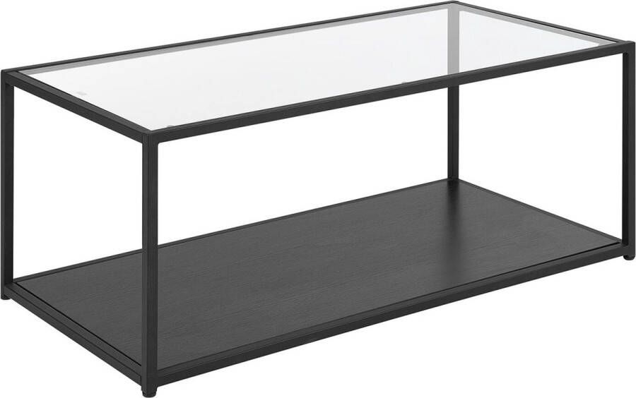 Beliani MEDORA Salontafel Zwart Glas