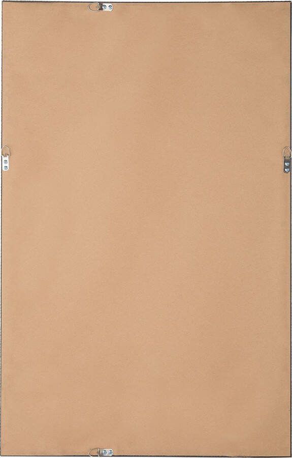 Beliani MORLAIX Wandspiegel Roze Synthetisch materiaal
