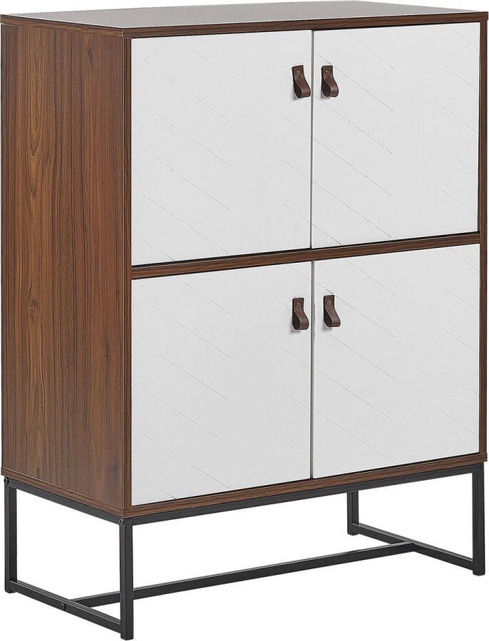 Beliani NUEVA Sideboard Wit MDF