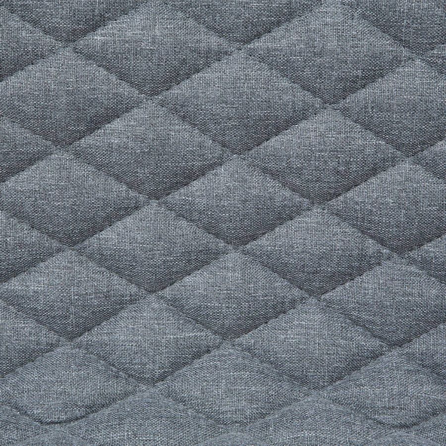 Beliani ORLANDO Barkruk verstelbaar set van 2 grijs polyester