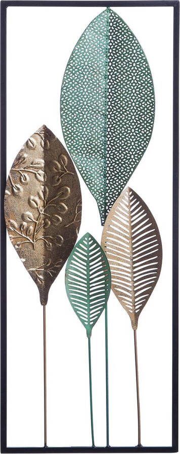 Beliani PLATINUM Wanddecoratie Multicolor Metaal