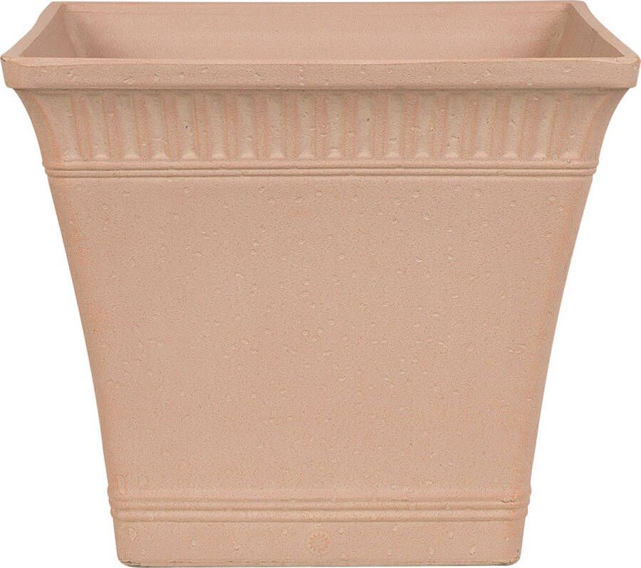 Beliani PSATHA Plantenbak Roze 41 cm Polyresin