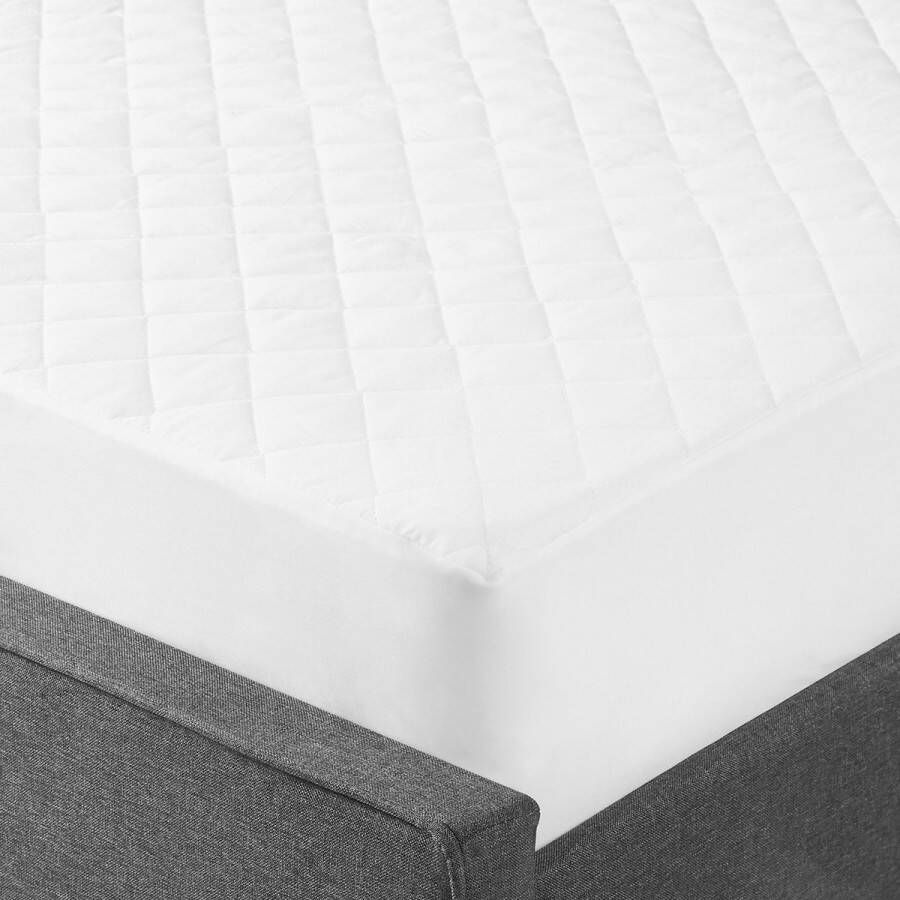 Beliani Villuerca Matrastopper Wit 140 x 200 cm Japara katoen