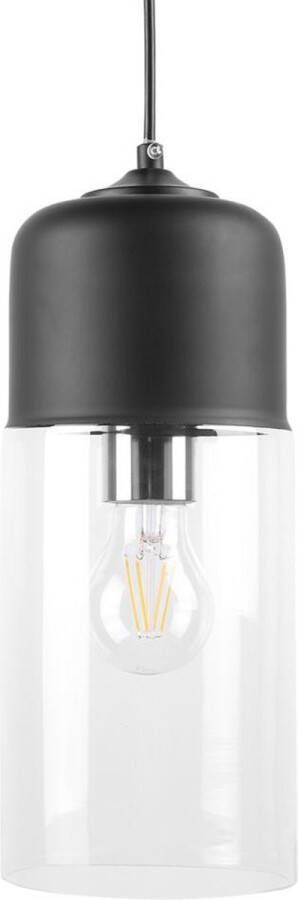 Beliani PURUS Hanglamp-Zwart-Glas