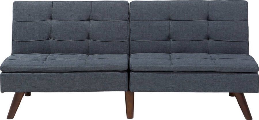 Beliani RONNE Slaapbank 3-zits Lichtgrijs Polyester