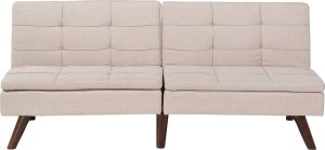 Beliani RONNE Slaapbank 3-zits Beige Kunststof