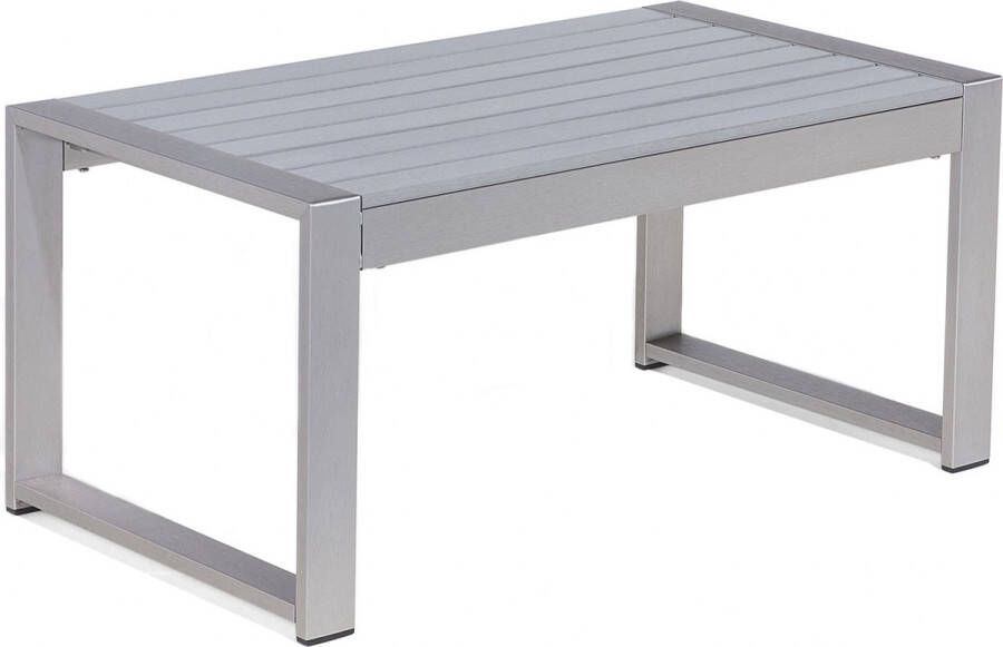 Beliani SALERNO Salontafel-Grijs-Aluminium