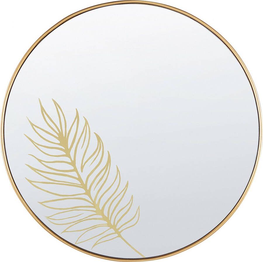 Beliani SAUVIE Decoratieve Spiegel-Goud-MDF