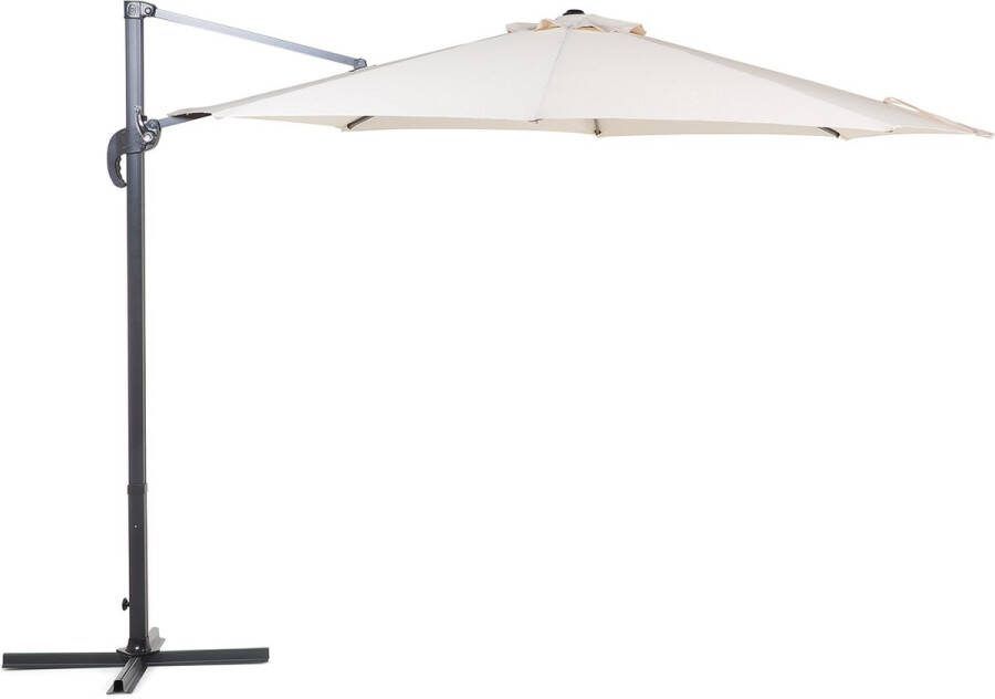 Beliani SAVONA Zweefparasol Beige Kunststof